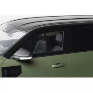 DACIA DUSTER REDUST SPORT 4X2 HYBRID GREEN 2025 OttO mobile 1:18 Resinemodell (Türen, Motorhaube... nicht zu öffnen!)